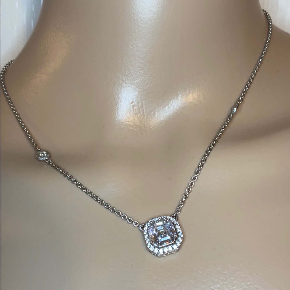 NWOT Judith Ripka 925SS 5.30ct 20" Station Chain